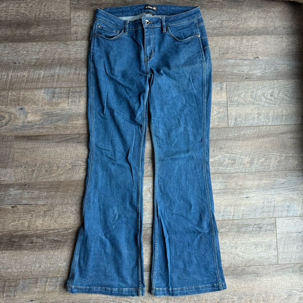 RANK 45 ‘Vintage Blue’ Flare Jean 32x34